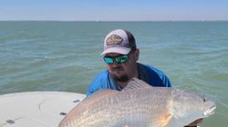 Giant Redfish in Corpus Christi, TX